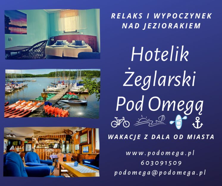 Hotelik Żeglarski, wakacje 2023 nad Jeziorakiem.